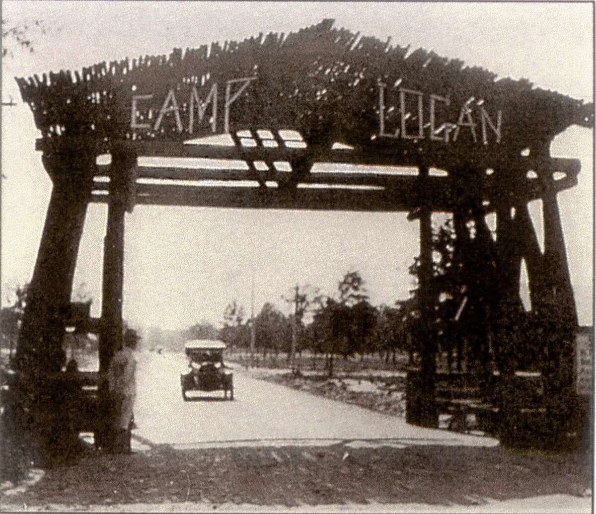 Camp Logan, Circa 1917, now the site of Memorial Park