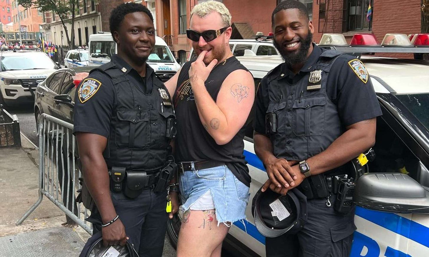 Sam Smith posing with police is blatant 'copaganda'