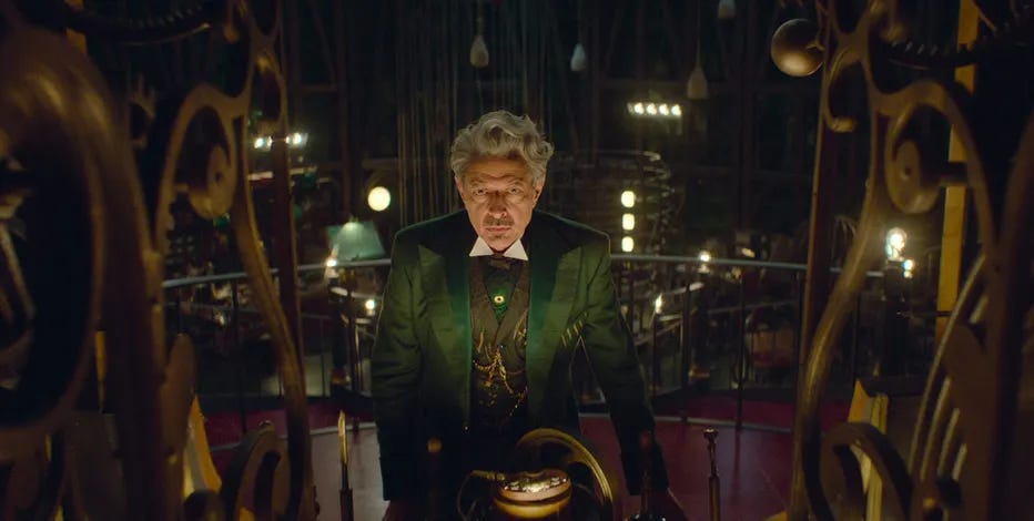 Jeff Goldblum as The Wizard in Wicked.