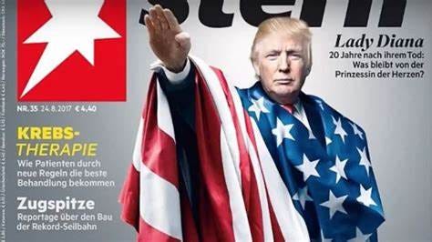German magazine slammed for Trump Nazi salute cover | The Times of Israel