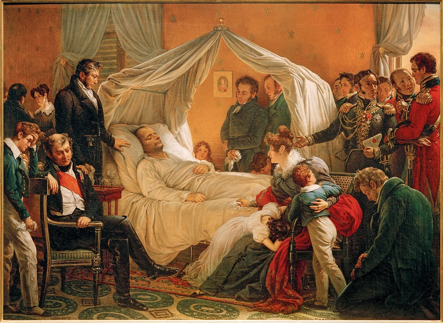 The Death of Napoleon' captures the general's final moments