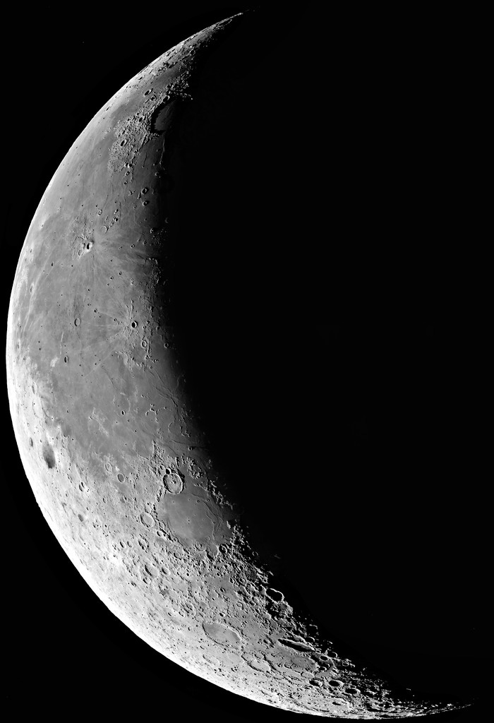 one quarter moon, image from Nasa.gov