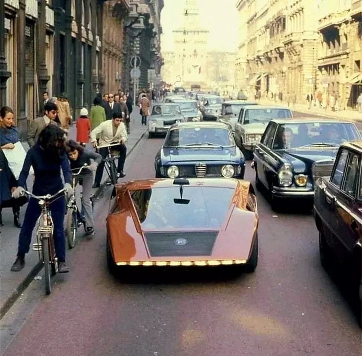 Lancia HF Zero, 1970 in Mailand