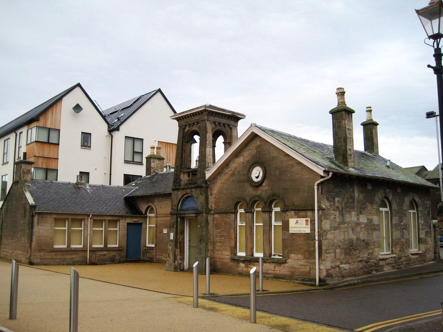 Finance offices with Provost Ronnie Watson Court behind