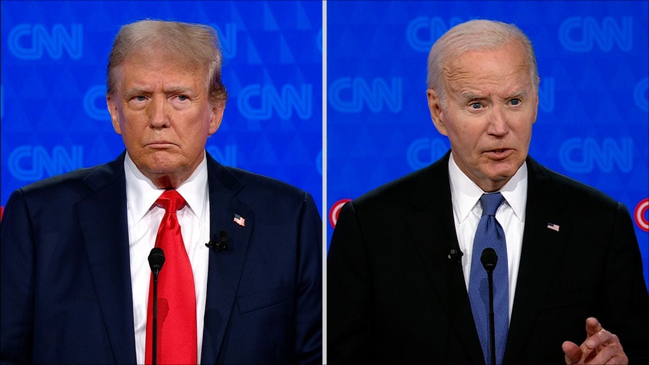 Hear Biden and Trump debate who did better for the economy