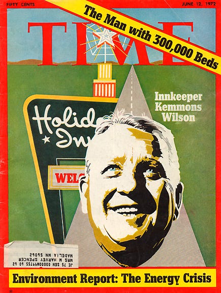 1972 Time cover featuring Holiday Inn