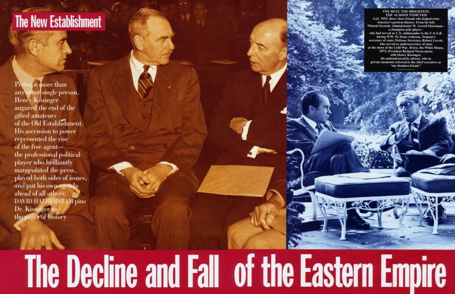 The Decline and Fall of the Eastern Empire | Vanity Fair | October 1994
