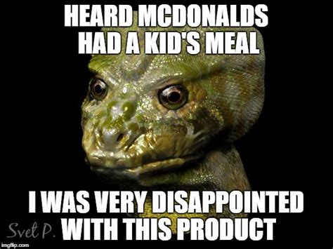 Reptilian Shapeshifter goes to McDonalds - Imgflip