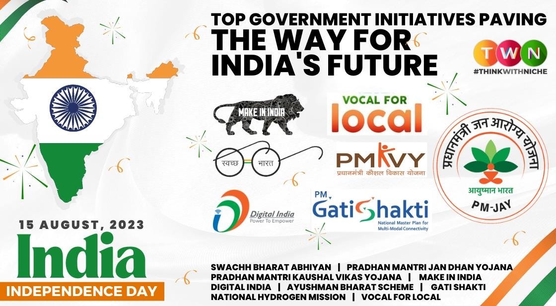 Independence Day 2023: Top Government Initiatives Paving the Way for India's Future