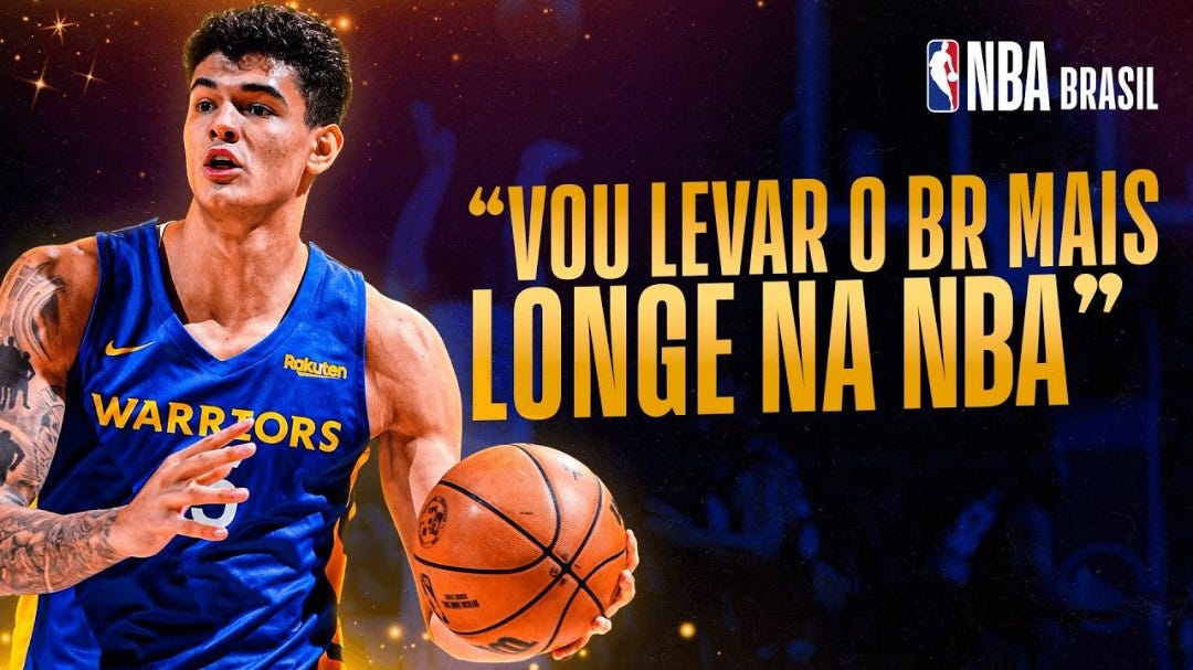 Brasil na NBA - Gui Santos é o nome dele.