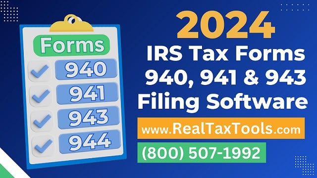 Real Business Solutions Releases 2024 IRS Tax Forms Filing Software Real Business Solutions Releases 2024 IRS Tax Forms Filing Software