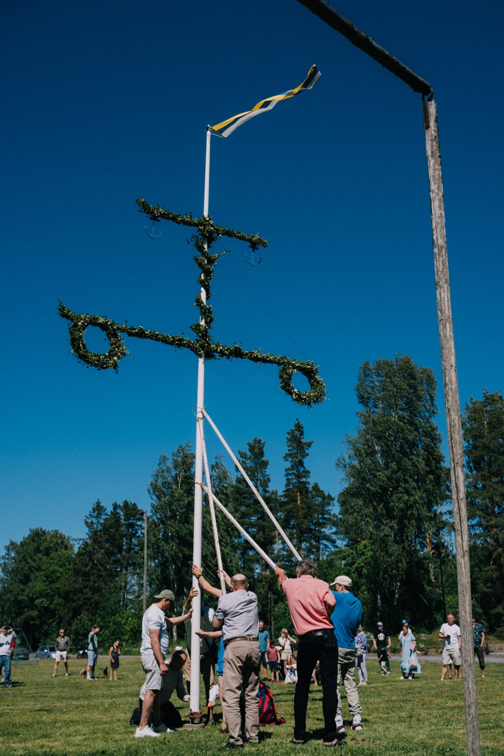 maypole finland midsummer maypole finland midsummer