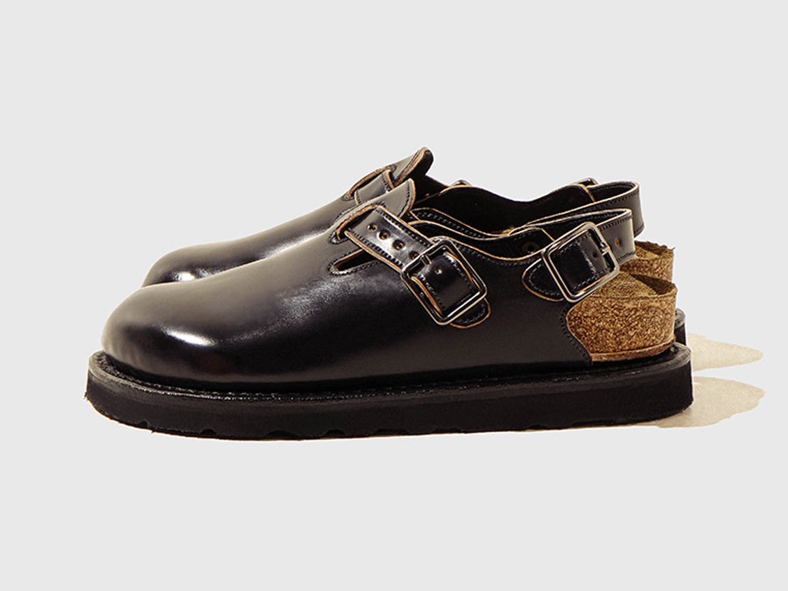Handmade Shell Cordovan Good-Year Welted Birkenstock
