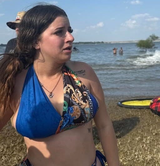 A bystander provided Grapevine Police a photo of a woman who returned to shore after the accident, then fled the scene. A bystander provided Grapevine Police a photo of a woman who returned to shore after the accident, then fled the scene.