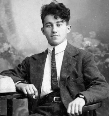Adolf Dassler in seinen Jugendjahren