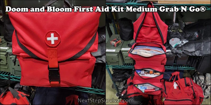 Doom and Bloom First Aid Kit Medium Grab-N-Go