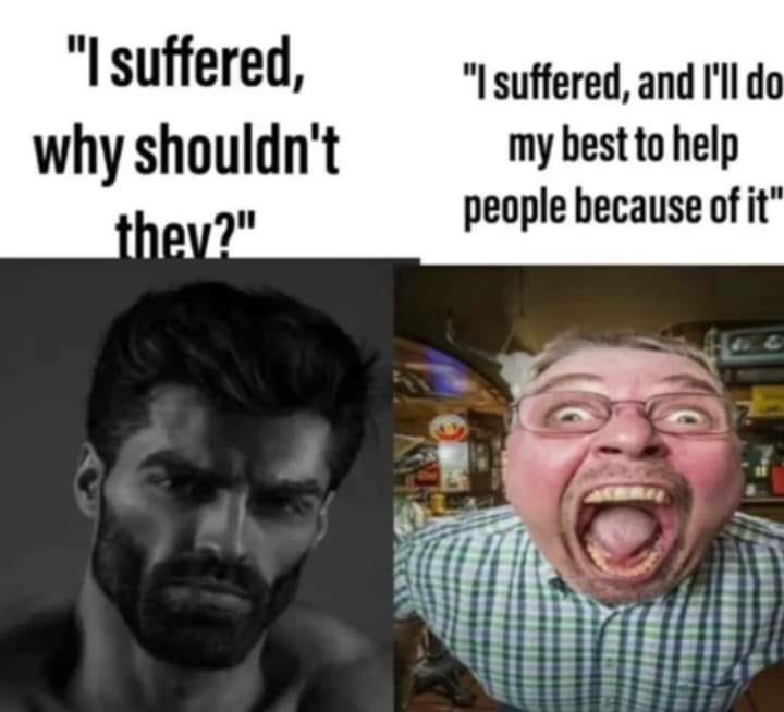 hElPiNg PeOpLe baD, LEt tHeM sUfFeR. : r/terriblefacebookmemes