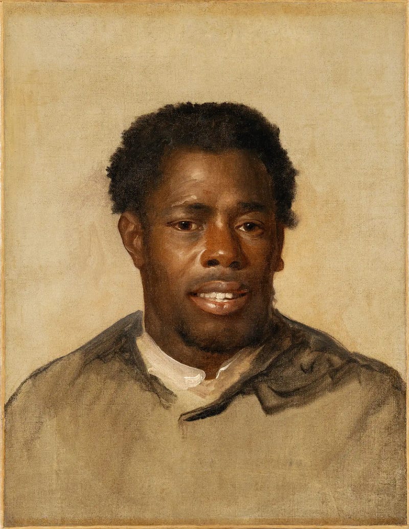 Eighteenth century portrait of an unknown Black man.