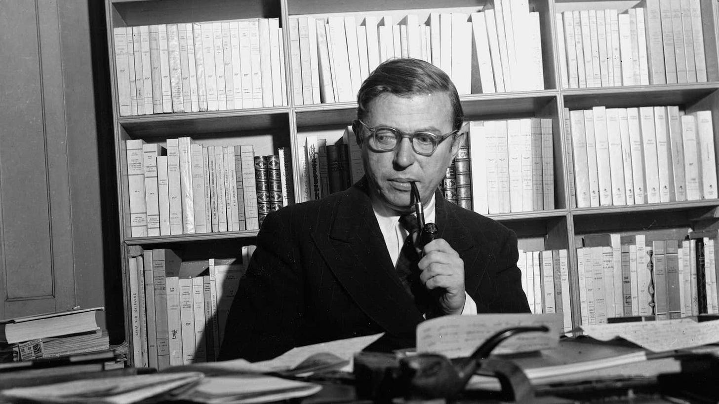 Jean-Paul Sartre's existentialism is the original (and best) self-help  philosophy