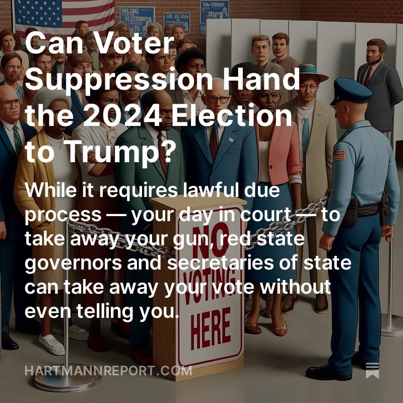 Can Voter Suppression Hand the 2024 Election to Trump?