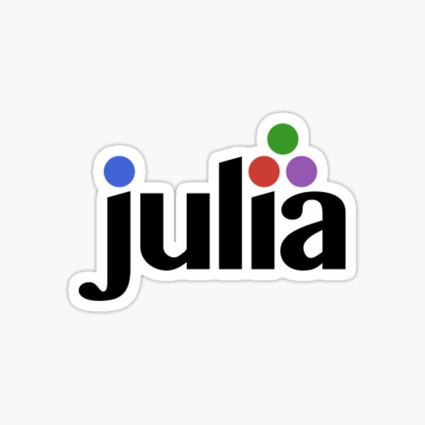 Julia Programming Language Stickers for Sale | Redbubble