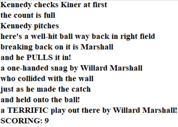 Diamond Mind Baseball Play By Play