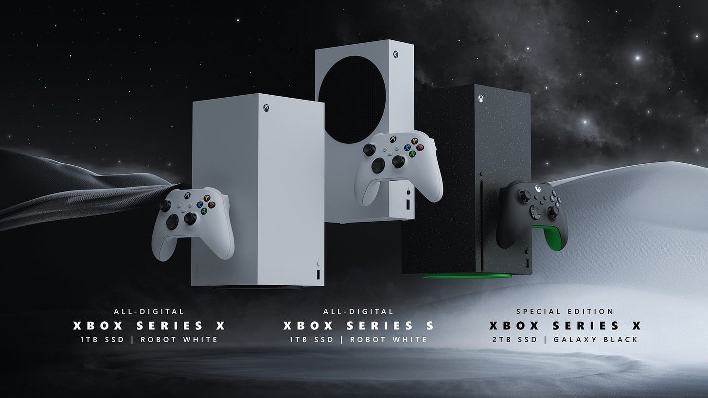 Microsoft's new Xbox console lineup