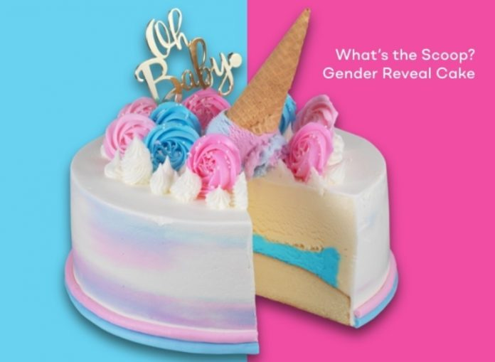 Baskin-Robbins Introduces New Oreo Cookie Oh Baby Ice Cream Cake, New What's the Scoop Gender Reveal Cake, And New Heart Scoops Gender Reveal Cake