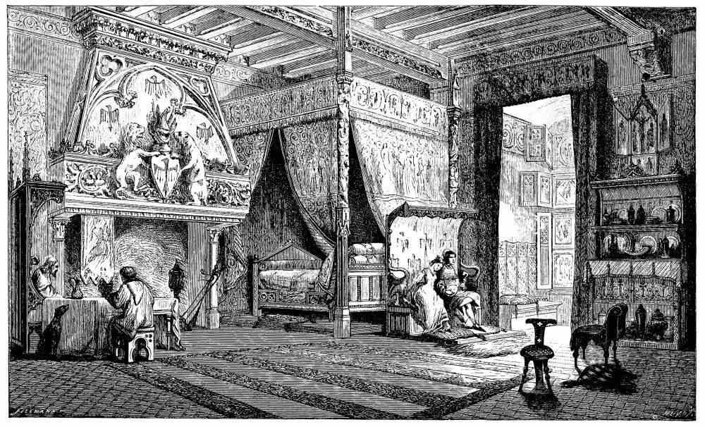 A Nobleman's dwelling room in the 14th century