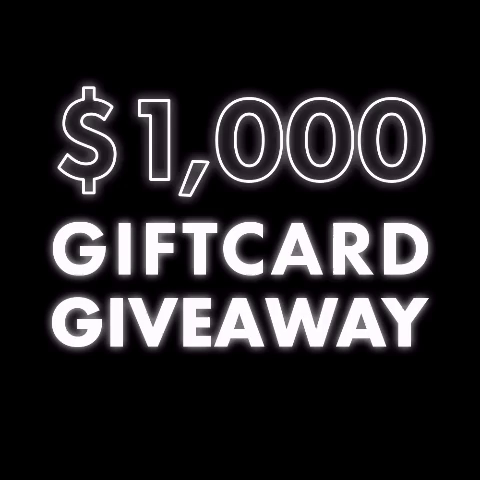$1000 gift card giveaway