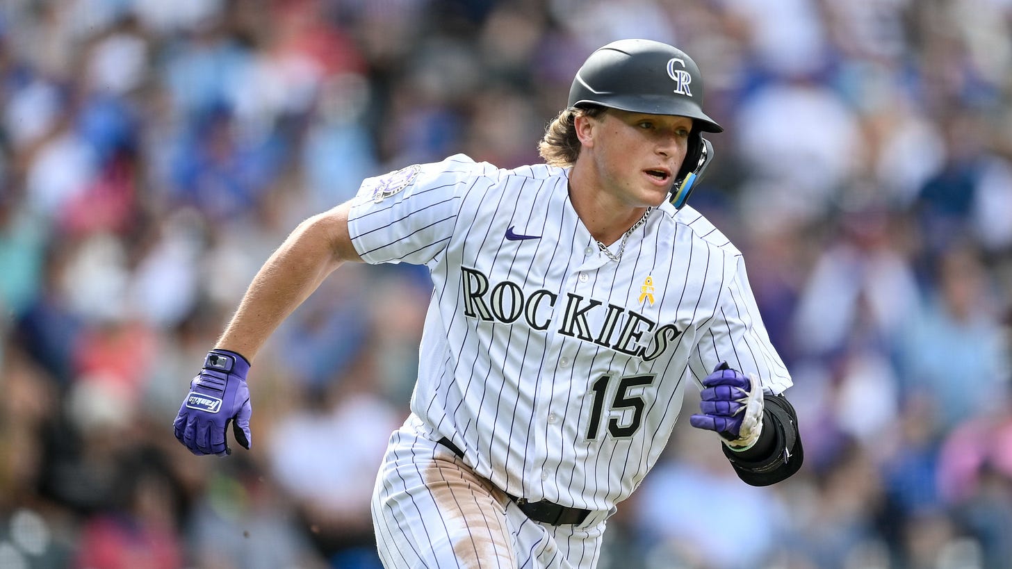 Hunter Goodman named Rockies 2023 Baseball America Minor Leaguer of the Year