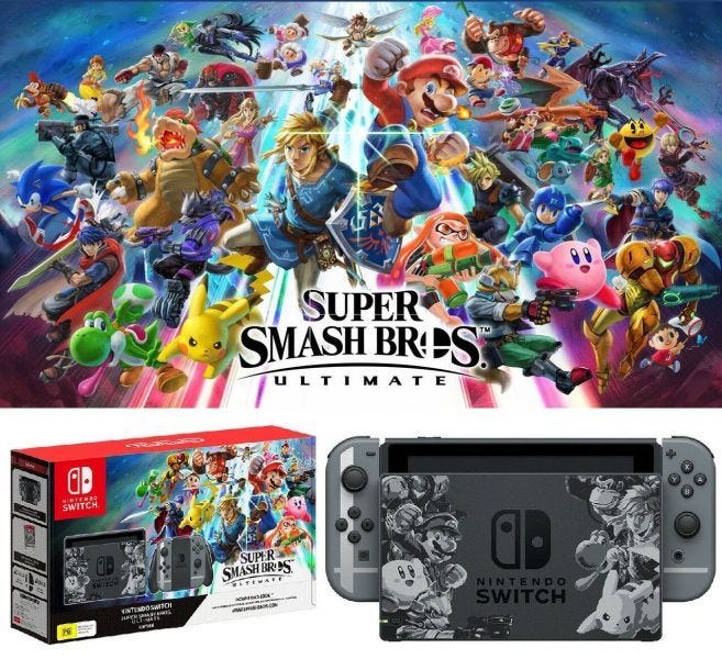 Nintendo Switch Super Smash Bros. Ultimate Edition 2019 hottest gaming holiday gifts