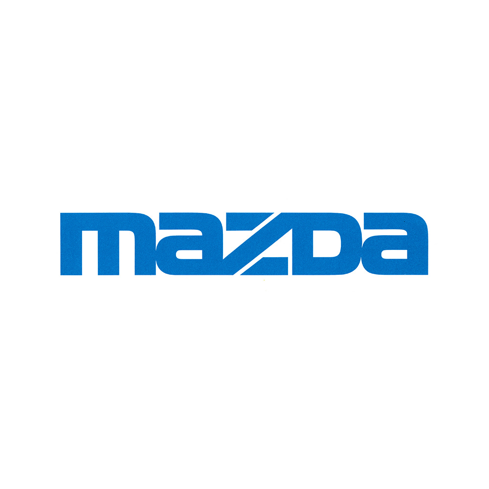 Rei Yoshimura and PAOS' 1975 logo and corporate identity for Mazda