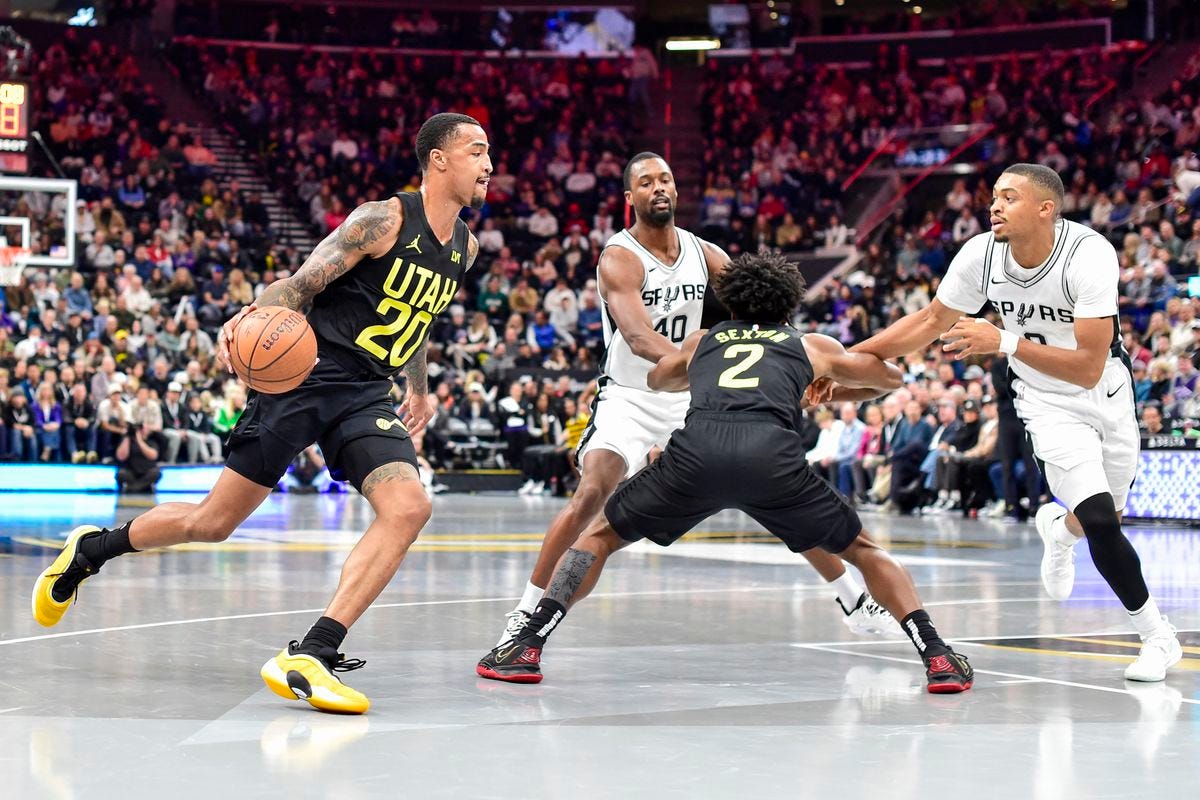 Utah Jazz vs San Antonio Spurs recap: Wembanyama's scoring outburst is too  much for Utah to overcome. NBA, Western Conference, Texas, Cup, sports, -  SLC Dunk