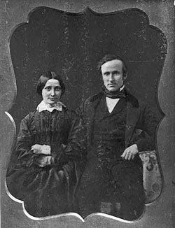 Rutherford B. and Lucy Webb Hayes on their wedding day, Dec. 30, 1852 (Photo: Library of Congress, Prints and Photographs Division)