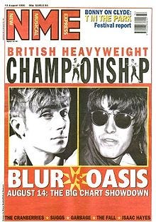 NME Blur vs Oasis cover : r/BritPop