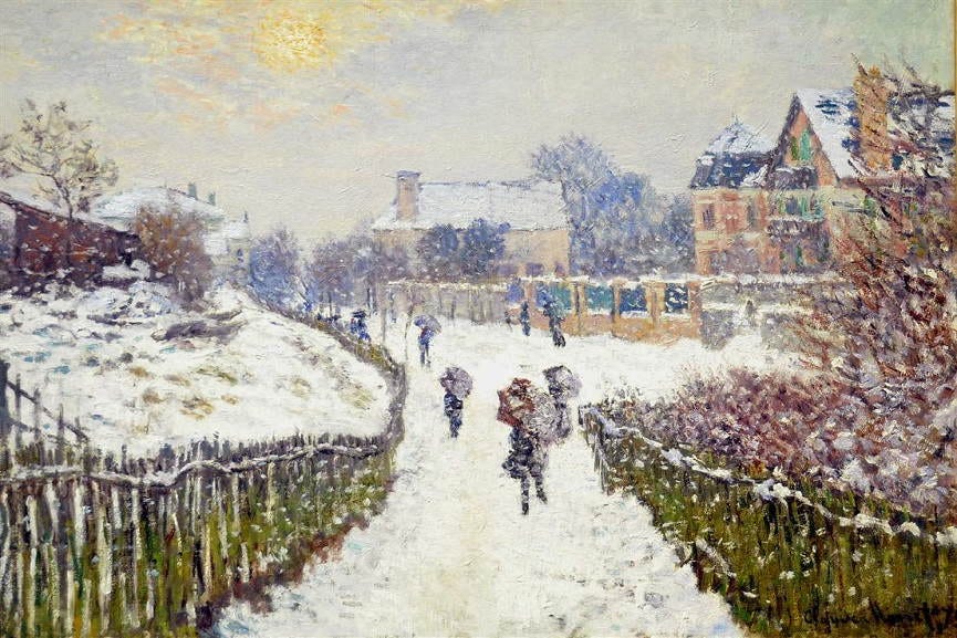 Claude Monet - Boulevard Saint Denis, 1875. Image via wikiart.org