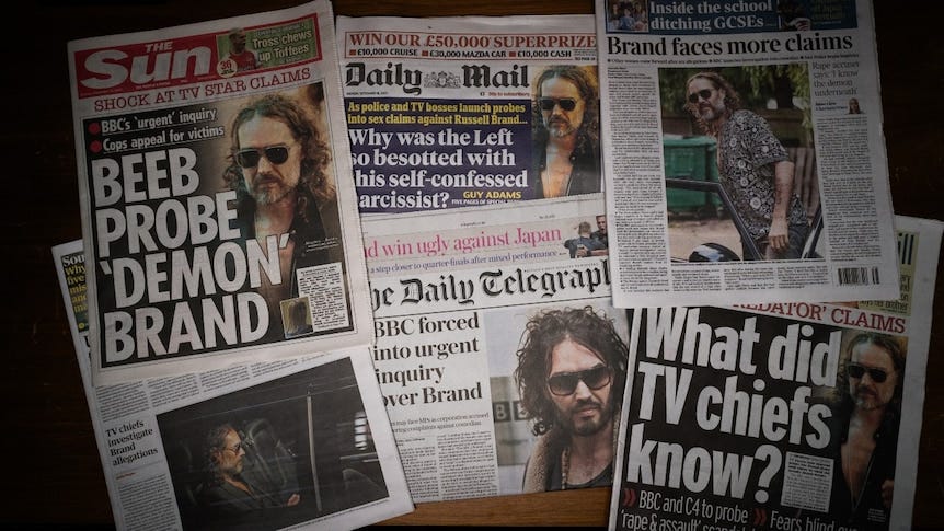 London Police investigate alleged rape by actor Russell Brand - ABC Radio