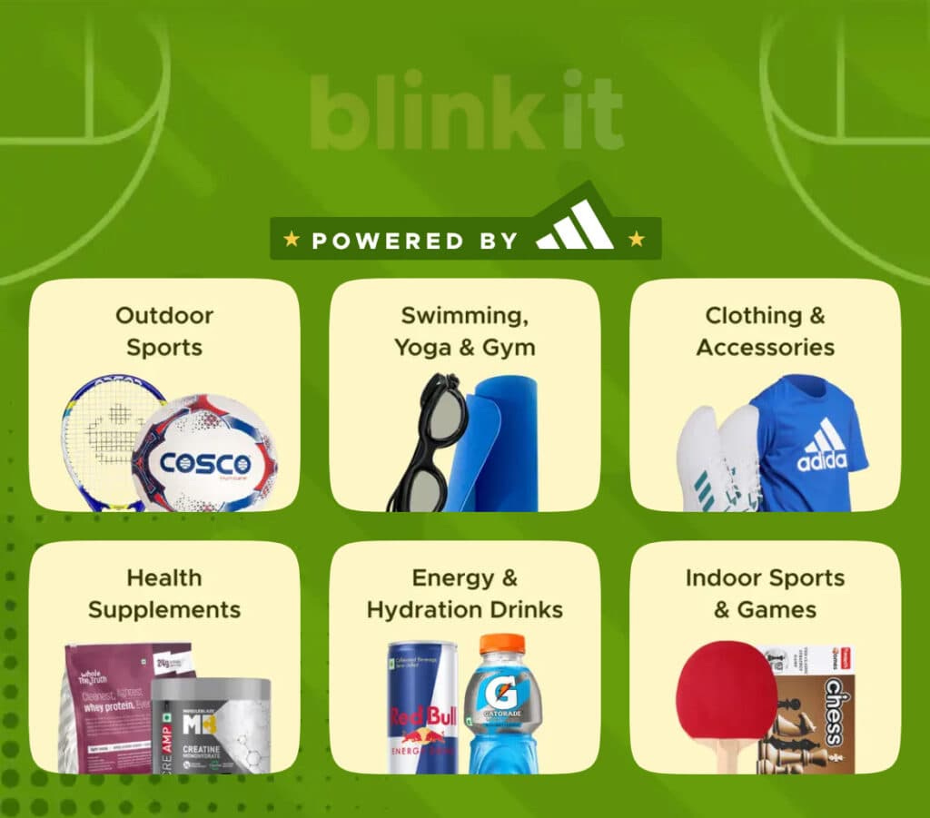 Blinkit Adds Sports Goods, Athleisure Wear To Quick Commerce Cart -  StartupNews.fyi