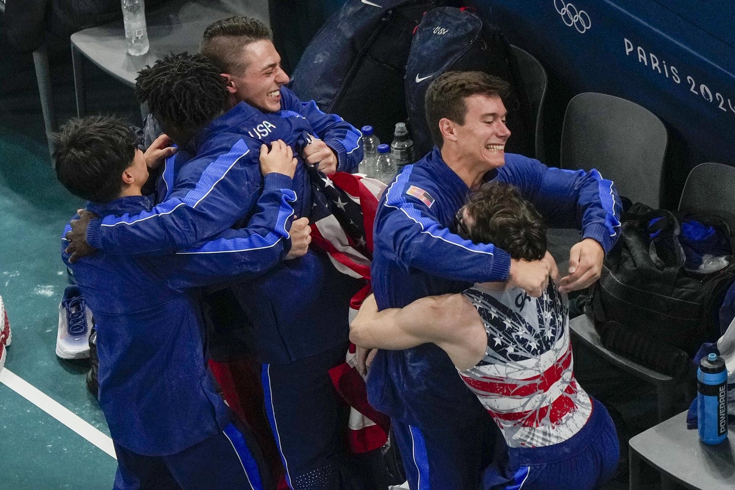 How the U.S. men's gymnastics team won its first medal since 2008 - Los  Angeles Times