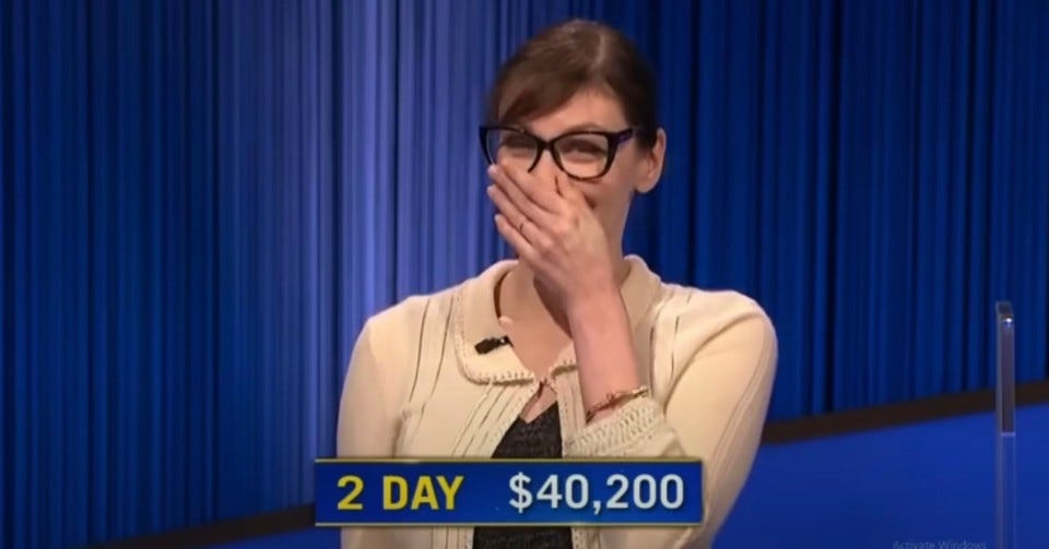 Jeopardy! fans baffled by 'crazy wagers' as players are caught 'betting  improperly' before Donna Matturri scores 2nd win | The US Sun