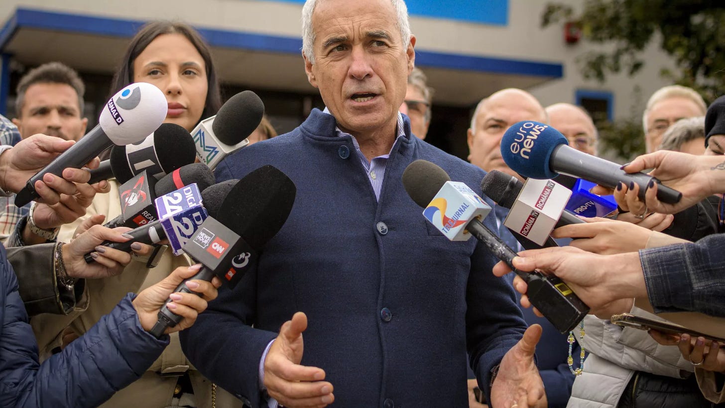 Calin Georgescu, running as an independent candidate for president, speaks to media after registering his bid in the country's presidential elections, in Bucharest, Romania, Tuesday, Oct. 1, 2024.  - Sputnik International, 1920, 25.11.2024