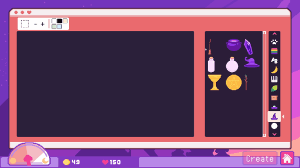 cute sticker shop simulator where players design adorable stickers and fulfill chill customer orders stress-free.