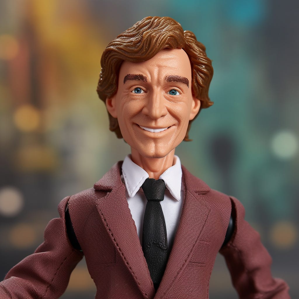 Midjourney image of a Martin Short action figure