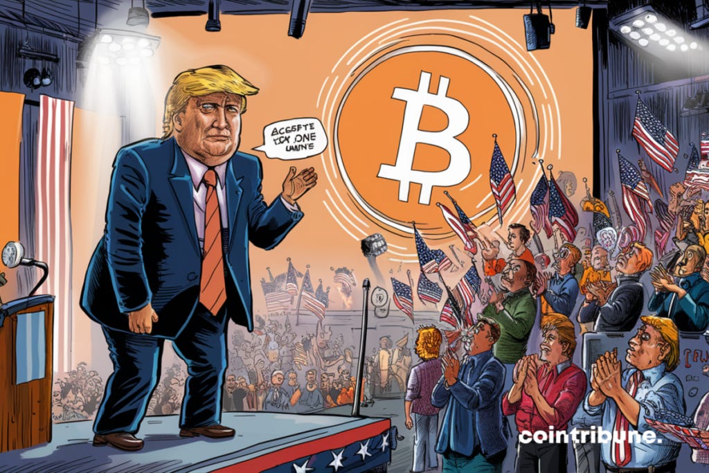 Crypto: Trump accepts BTC, XRP, and SHIB for his presidential campaign -  Cointribune