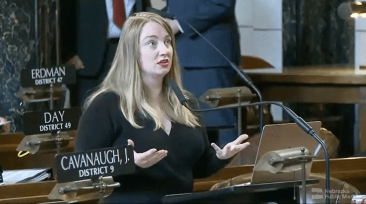 Lawmaker sees anti-drag bill, raises with 'religious indoctrination' ban | State Senator Megan Hunt