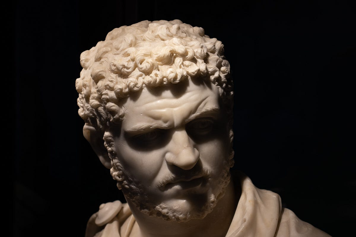 Bust of an ancient Greek Stoic