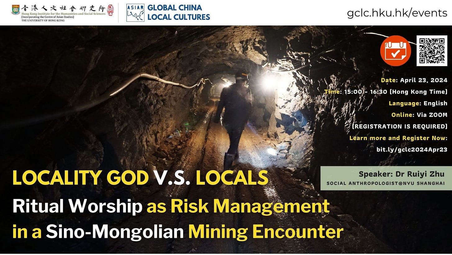 Locality God vs. Locals: Ritual Worship as Risk Management in a Sino-Mongolian Mining Encounter