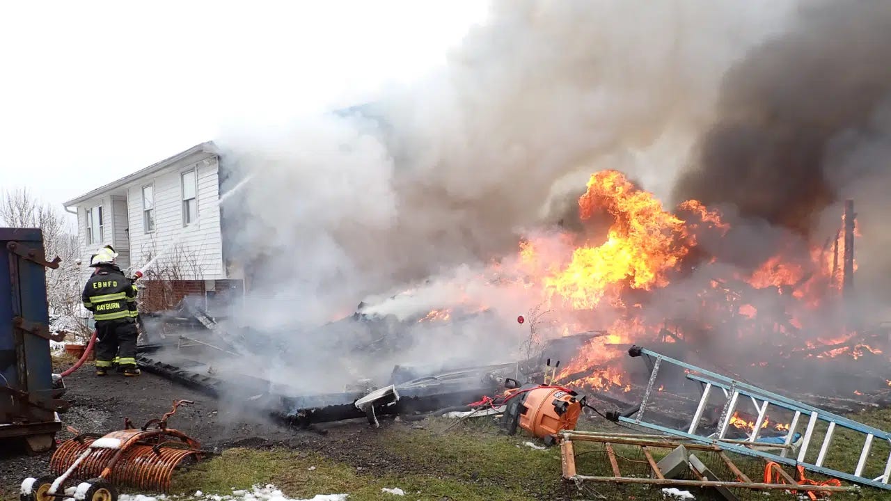 West Bloomfield home heavily damaged after fire on Monday