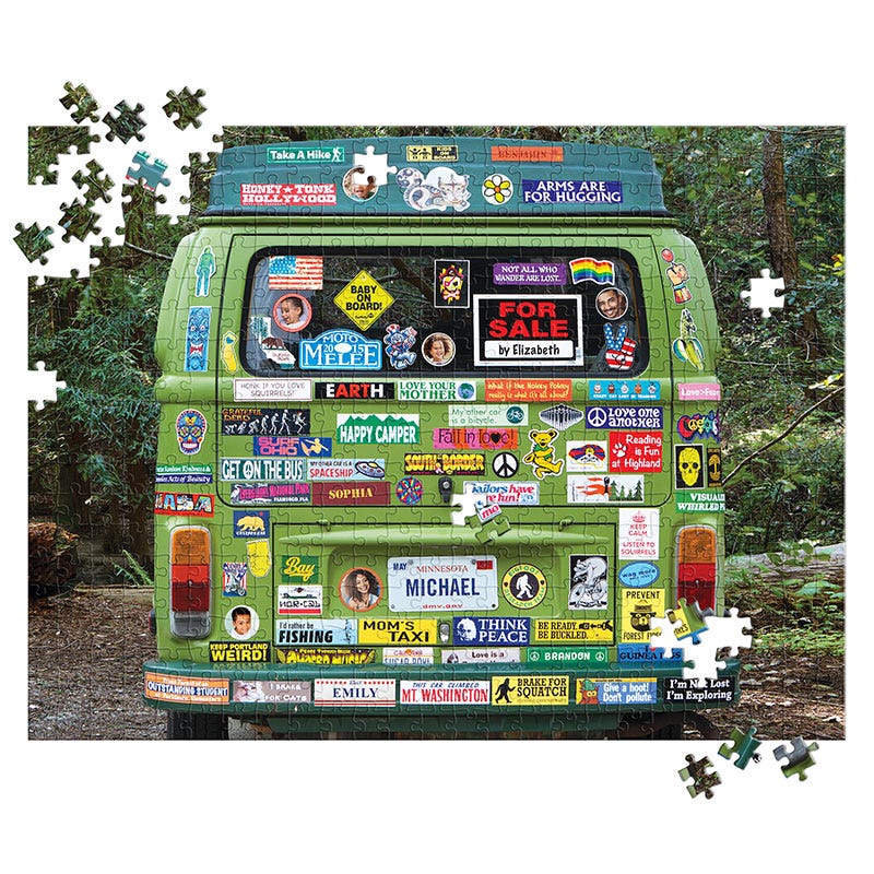 Find Me Bumper Sticker Personalized Seek and Find Puzzle - 500 Pieces | I  See Me!